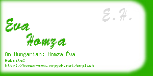 eva homza business card